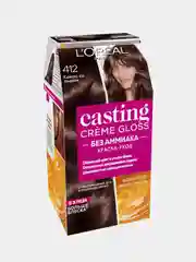 L'Oreal Paris Краска для волос Casting Creme Gloss с уходом, 412, Какао со льдом, 180мл