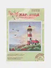 Голубой набор для вышивания крестиком "Маяк"