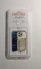 Прозрачный чехол  XIAOMI REDMI NOTE 8 PRO с карманом для пластиковой карты