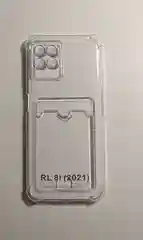 Прозрачный чехол с отделением для пластиковой карточки REALME 8i