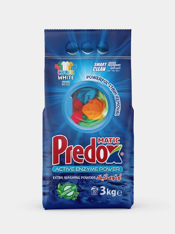 Стиральный порошок для белого для цветного белья/автомат/ручная PREDOX Свежесть гор 3 кг