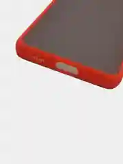 Чехол пластиковый на Samsung Galaxy S21 FE (Самсунг С21 ФЕ), матовый, с цветными кнопками