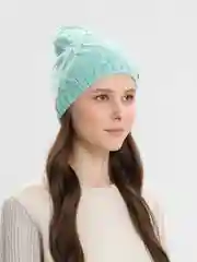Мятный шапка женская без подклада Амсония