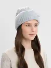 Серый шапка женская "Ива"