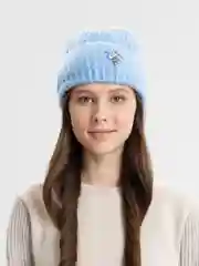 Голубой шапка женская "Ива"