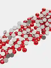 Золотой стразы стеклянные клеевые холодной фиксации Люкс
