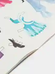 Аметистовый кукла бумажная
