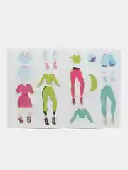 Лайм кукла бумажная