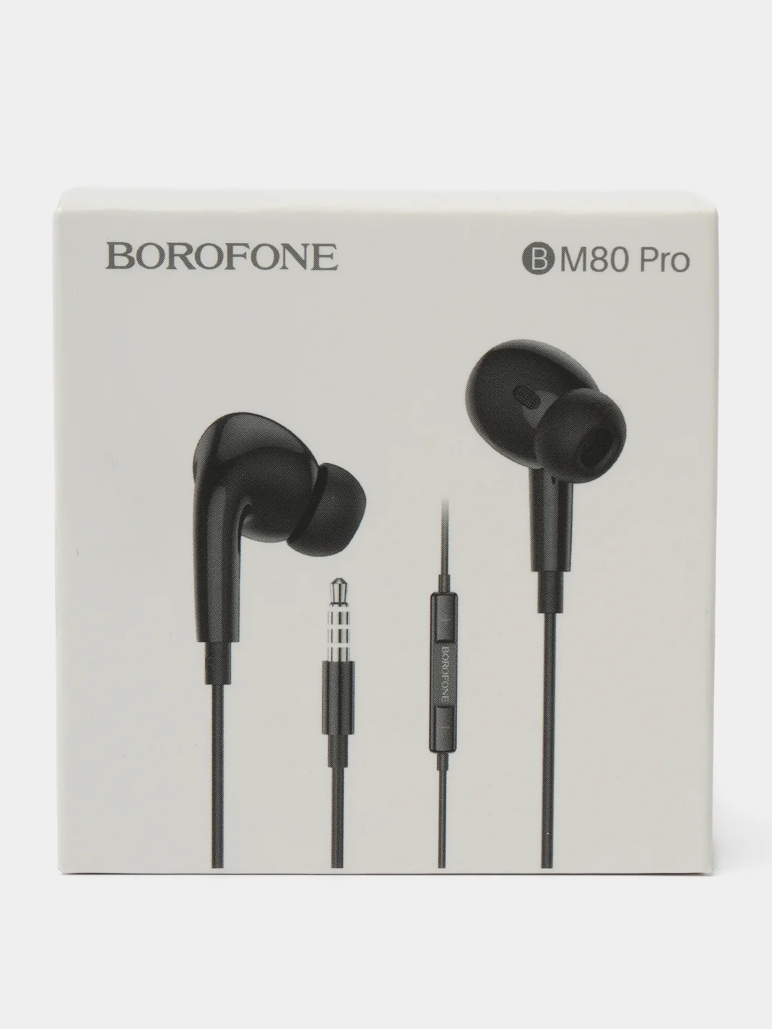 Темно-синий наушники с микрофоном Borofone с разъёмом 3.5 Jack