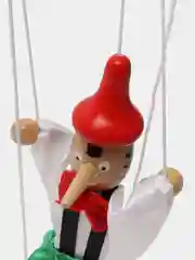 Зеленый марионетка "Буратино клоун"/ кукольный театр