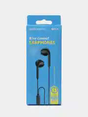 Хром наушники с микрофоном Borofone с разъёмом 3.5 Jack