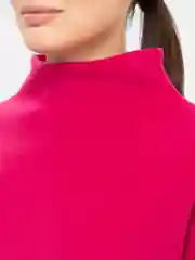 Фуксия костюм в рубчик