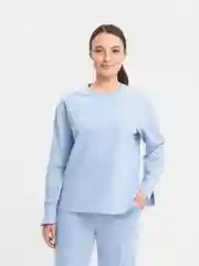 Голубой женский костюм, спортивный