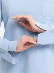 Голубой женский костюм, спортивный