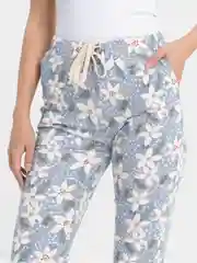 Голубой бриджи, капри, женские