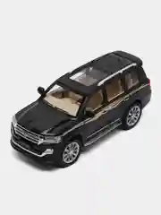 Угольный машина металлическая Toyota Land Cruiser полиция, инерционная, с озвучкой, 20 см