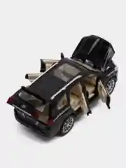 Угольный машина металлическая Toyota Land Cruiser полиция, инерционная, с озвучкой, 20 см