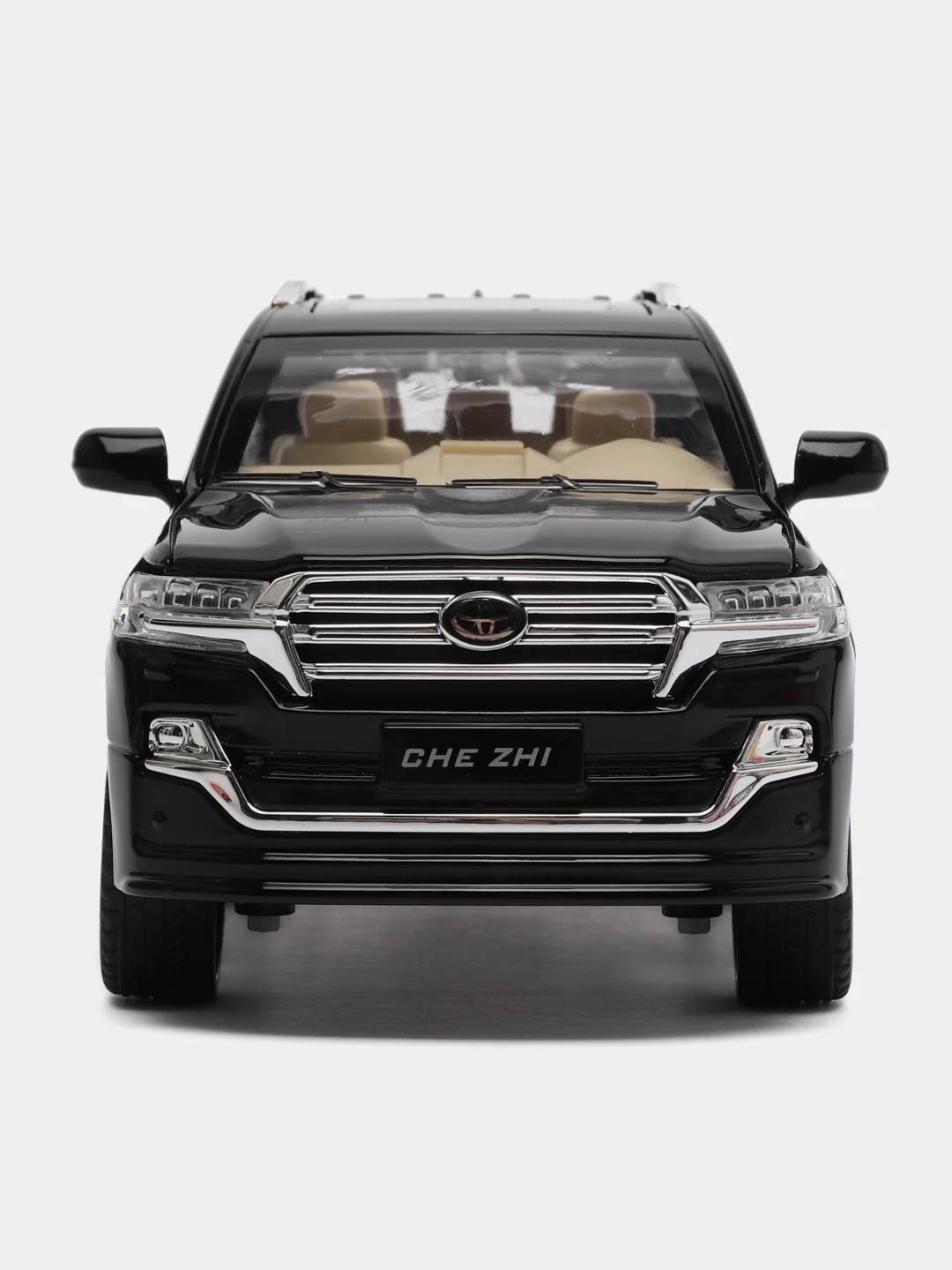 Угольный машина металлическая Toyota Land Cruiser полиция, инерционная, с озвучкой, 20 см