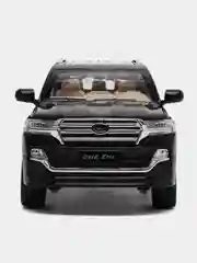 Угольный машина металлическая Toyota Land Cruiser полиция, инерционная, с озвучкой, 20 см