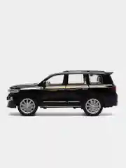 Угольный машина металлическая Toyota Land Cruiser полиция, инерционная, с озвучкой, 20 см