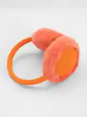 Розовый меховые наушники, зимние