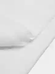 Белый муслин двойной, жатый, ткань однотонная