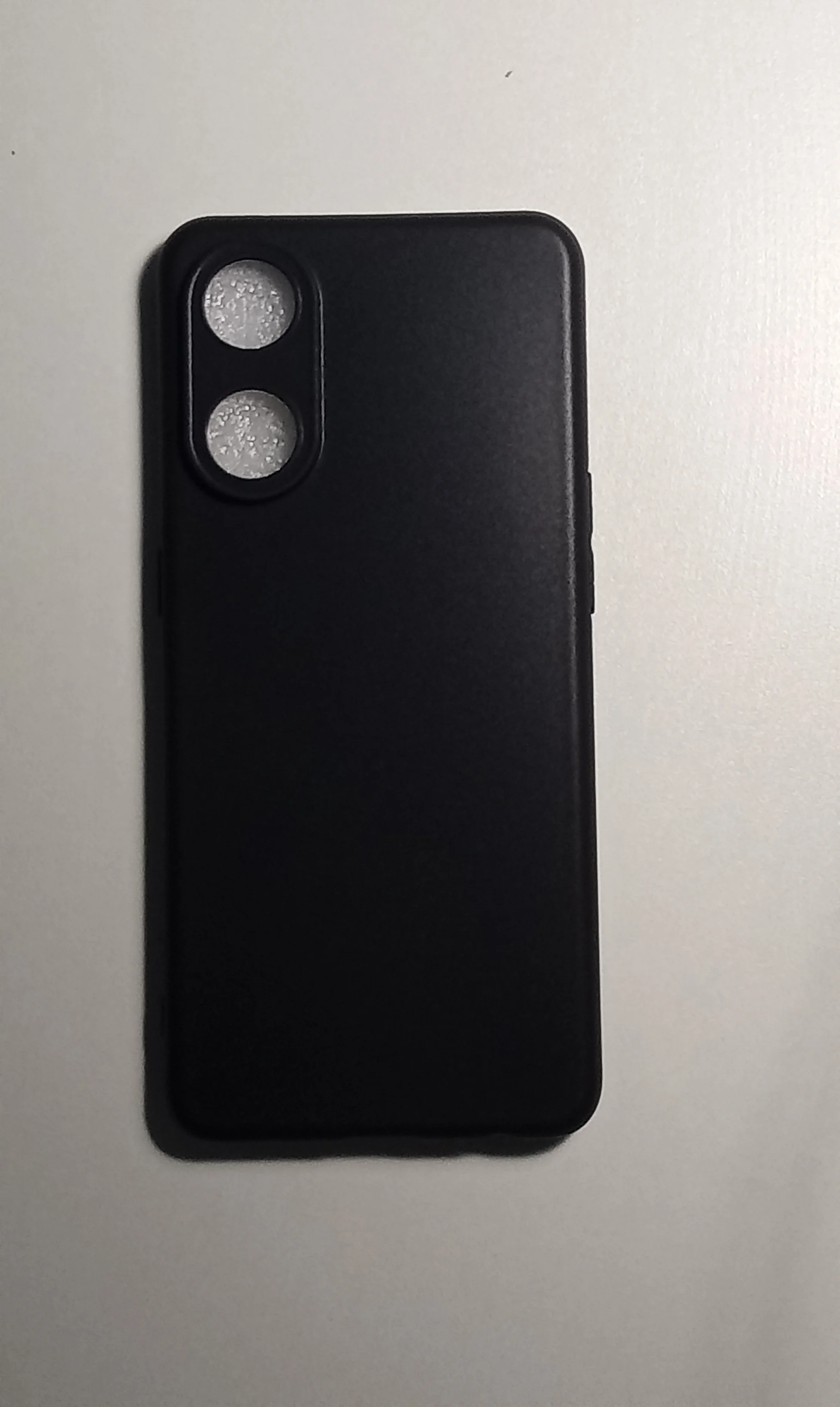 Черный чехол OPPO RENO8 T с защитой камеры, матовый