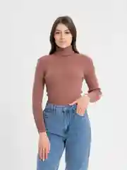 Розовый водолазка женская