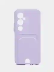 Розовый чехол TECNO POVA NEO 2  / TECNO POVA 4 с защитой камеры и карманом для пластиковой карты