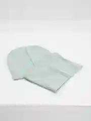 Мятный шапка детская, со снудом, хлопок, осень