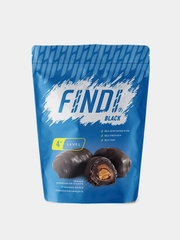 Финики с миндалем Findi Black, в шоколадной глазури, 150 г