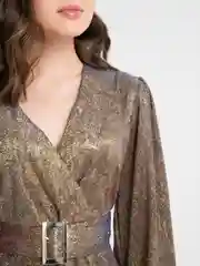 Бронзовый платье женское