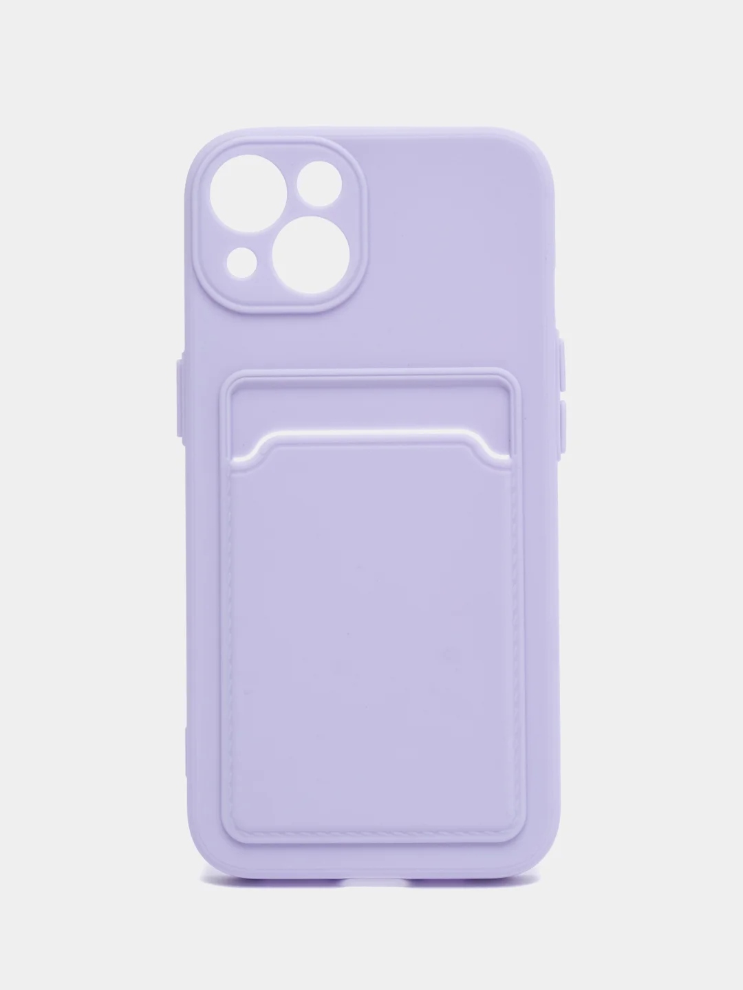 Лавандовый чехол для iPhone 12, 13, Pro Max, 7, 8, SE 2020 с карманом для карт защита камеры динамика