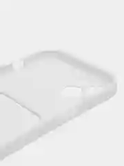 Белый чехол для iPhone 12, 13, Pro Max, 7, 8, SE 2020 с карманом для карт защита камеры динамика