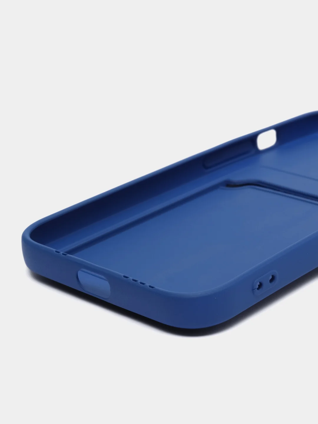 Индиго чехол для iPhone 12, 13, Pro Max, 7, 8, SE 2020 с карманом для карт защита камеры динамика