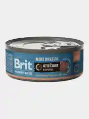 Корм влажный Brit Premium для собак мелких пород, ягненок и гречка, 100г *12шт
