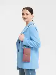 Розовый сумка-клатч с ремешком