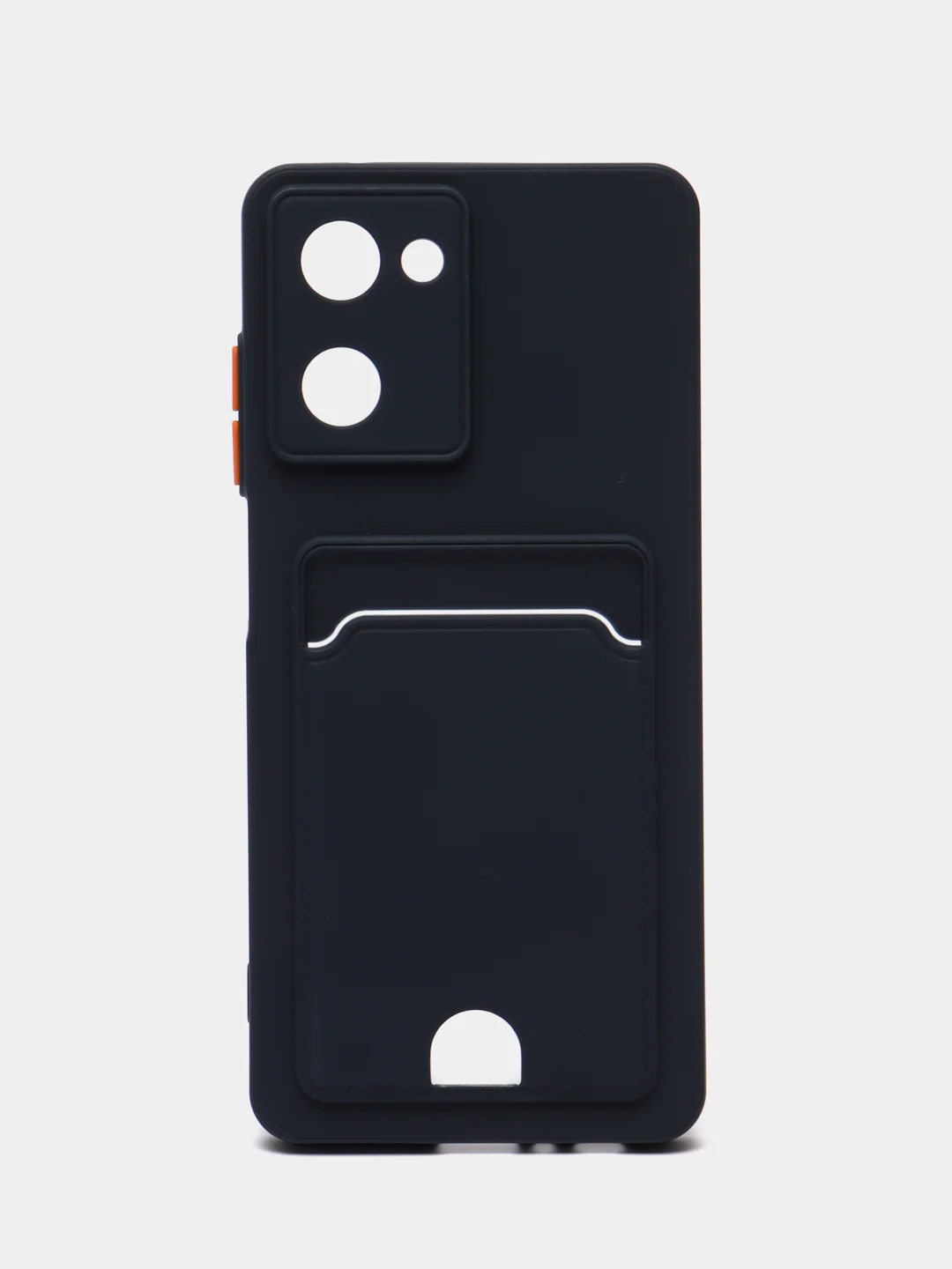 Синий чехол REALME 10  с отделением для пластиковой карточки и защитой камеры
