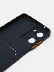 Синий чехол REALME 10  с отделением для пластиковой карточки и защитой камеры