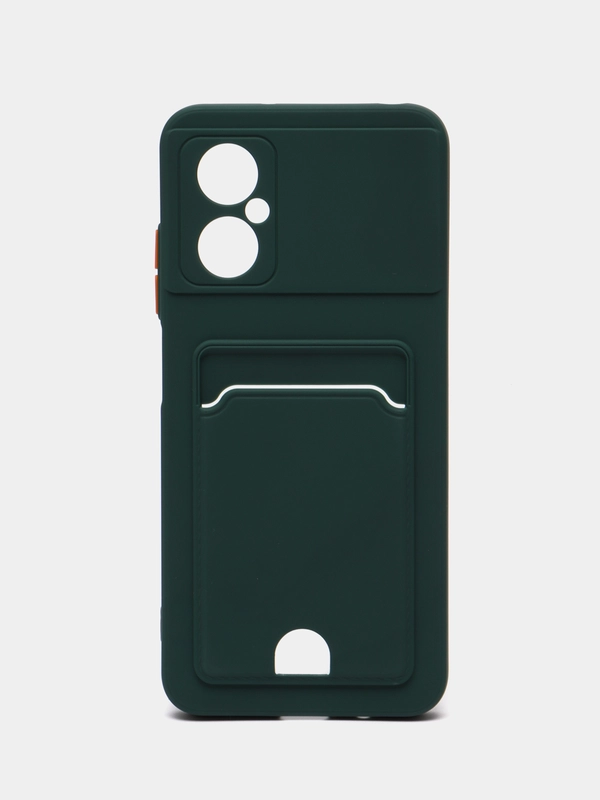 Чехол XIAOMI POCO M4 5g / POCO M5 с защитой камеры и карманом для карты