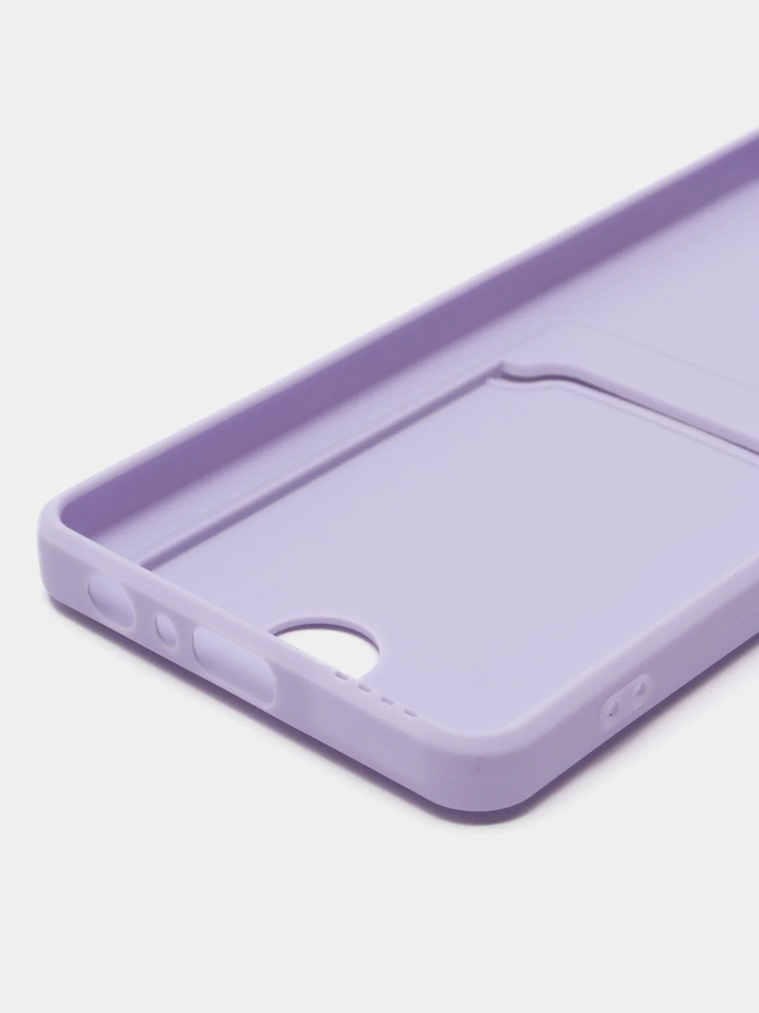 Лавандовый чехол REALME 10  с отделением для пластиковой карточки и защитой камеры