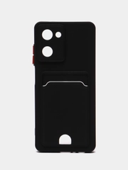 Чехол REALME 10  с отделением для пластиковой карточки и защитой камеры