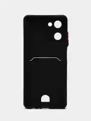 Синий чехол REALME 10  с отделением для пластиковой карточки и защитой камеры