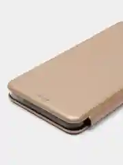 Золотой чехол-книжка INFINIX HOT 20, c защитой камеры