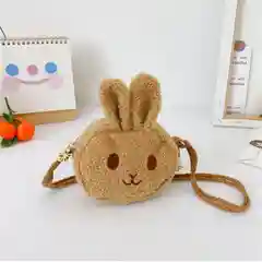 Детская плюшевая сумка через плечо