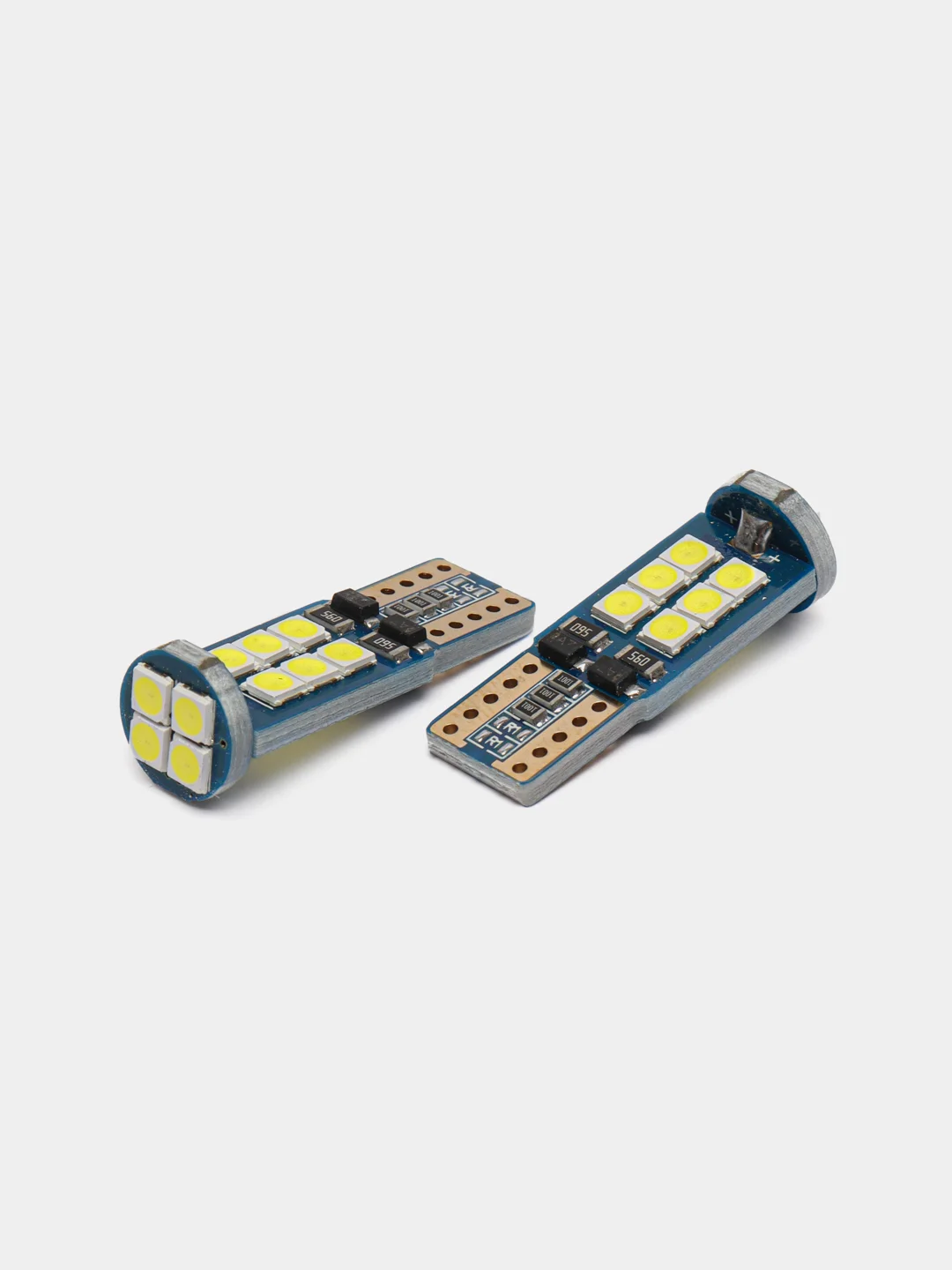 Светодиодные лампочки LED W5W T10, для подсветки салона габаритов и номера автомобиля