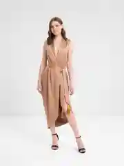 Платье вечернее QP Store, с открытой спиной и разрезом