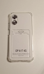 Чехол для OPPO A18 / OPPO A38 / A17 с защитой камеры и карманом для карты, усиленные углы