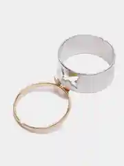 Серый кольца парные, кольца для влюбенных, кольца для подруг, 2 шт