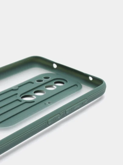 Белый чехол для Xiaomi Redmi Note 8 Pro, с задвижным окном для защиты камеры